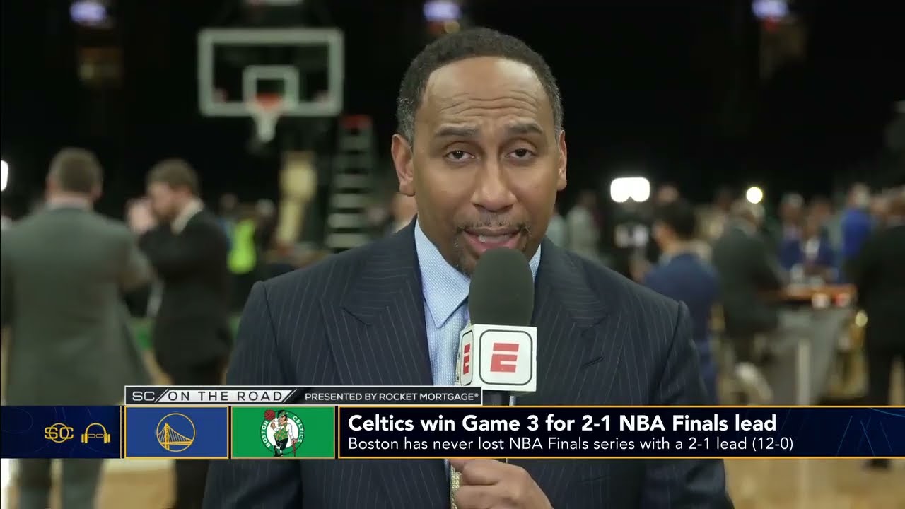 Stephen A. spells trouble for Warriors after Game 3: 'Boston was REVVED up' | SC with SVP