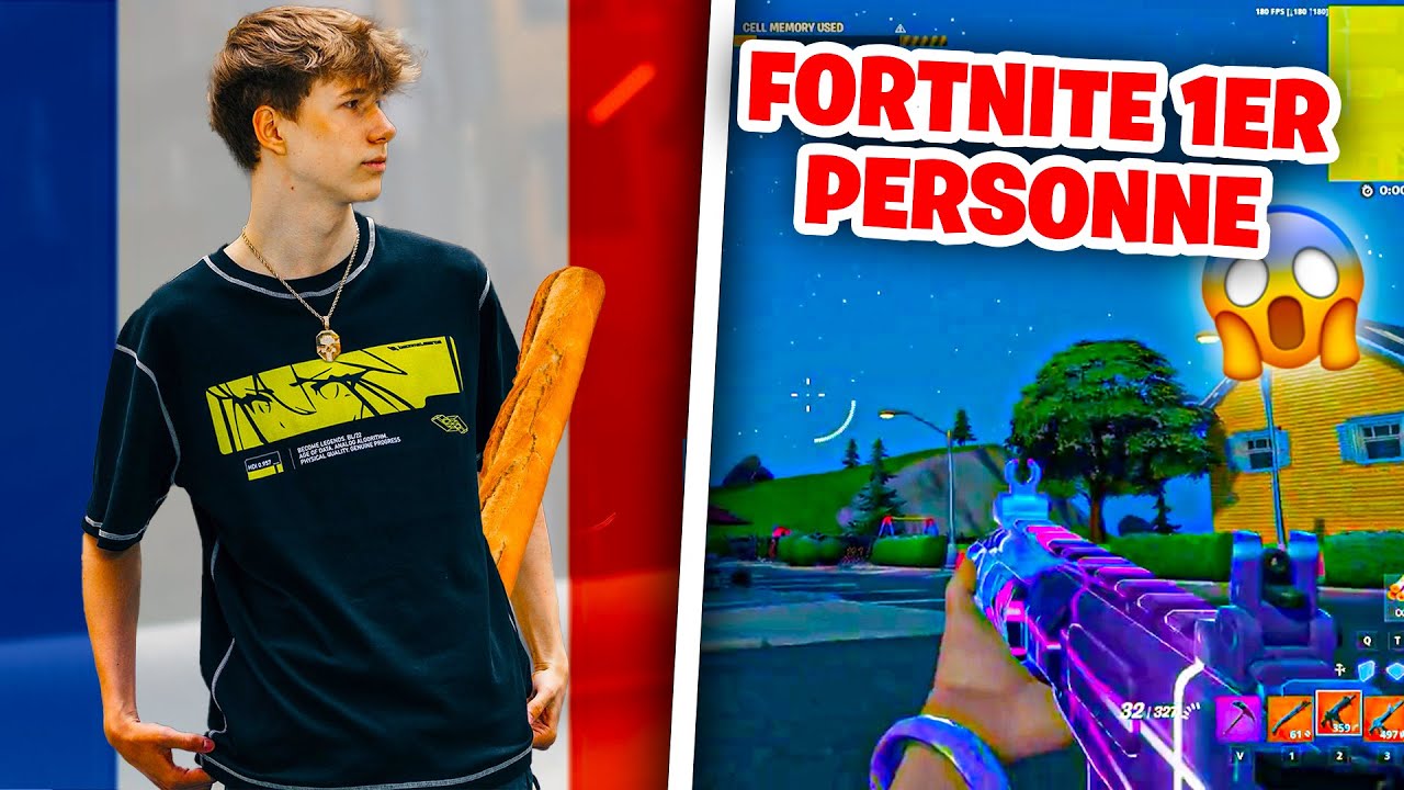 Un Français joue avec MrSavage 🤣 Fortnite à la 1er personne 😱 (Dentoz Fortnite)