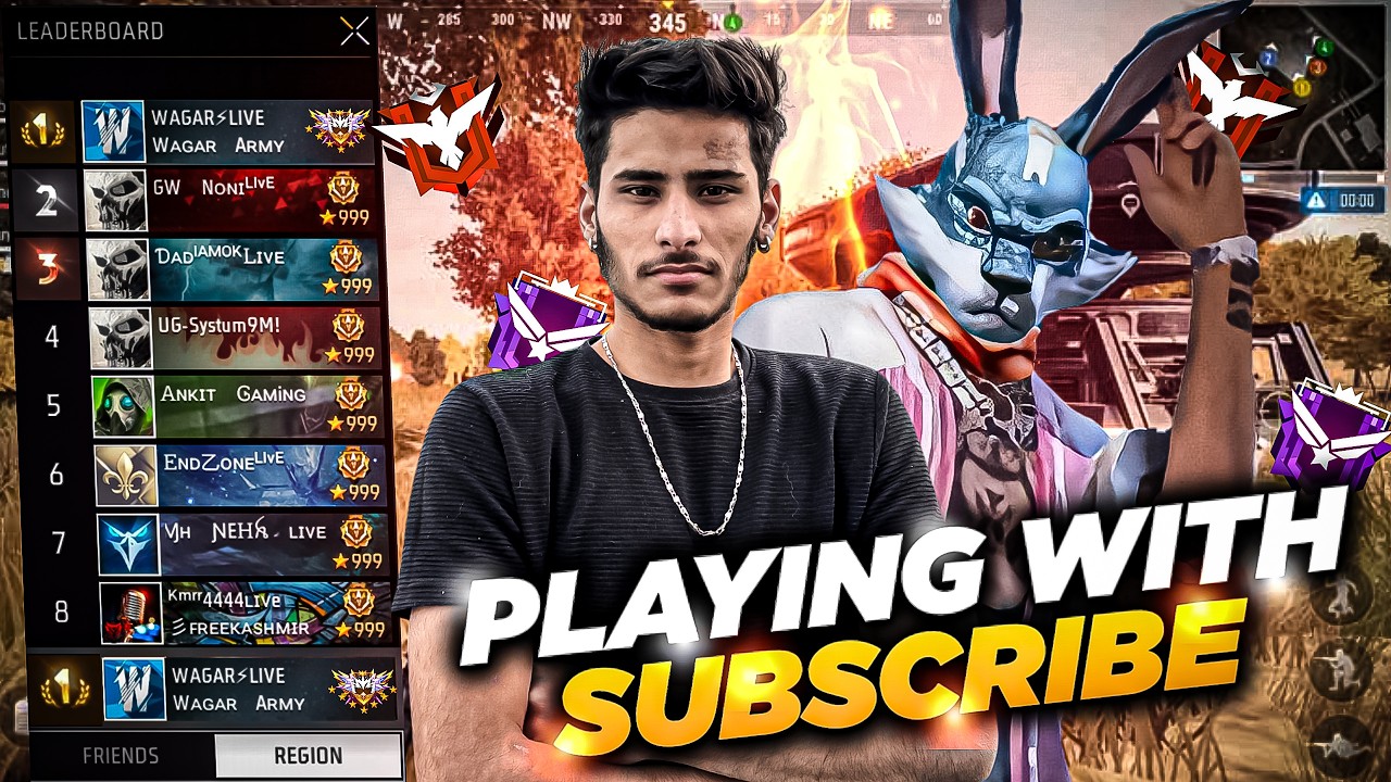 PLAYING WITH SUCSCRIBERS 🤷‍♂️FREE FIRE LIVE RANK PUSH 🤩 #guildtestlive #freefirelive #ffguildtest