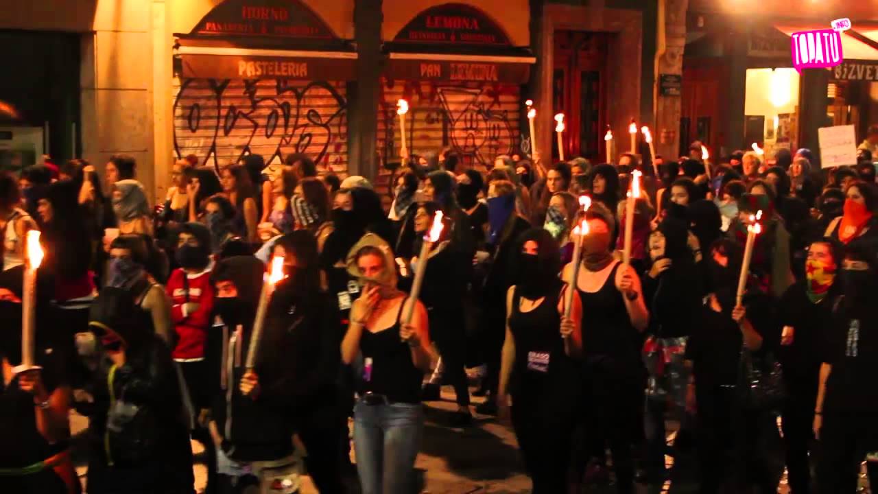 Eraso sexisten aurkako manifestazioa Bilbon