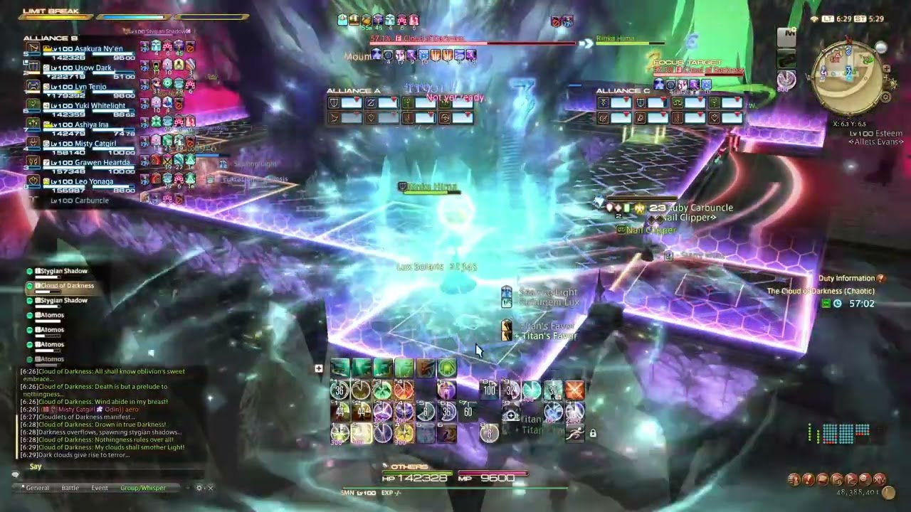 Final Fantasy XIV: Dawntrail - The Cloud of Darkness (Chaotic) EU PF Kill - SMN