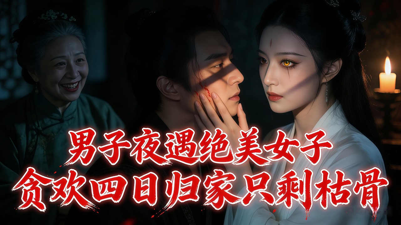 唐代原版白蛇传故事竟是顶级恐怖片！男子遇艳遇后只剩枯骨！「詭語怪談 丶灵异故事」#鬼故事 #灵异故事 #恐怖故事