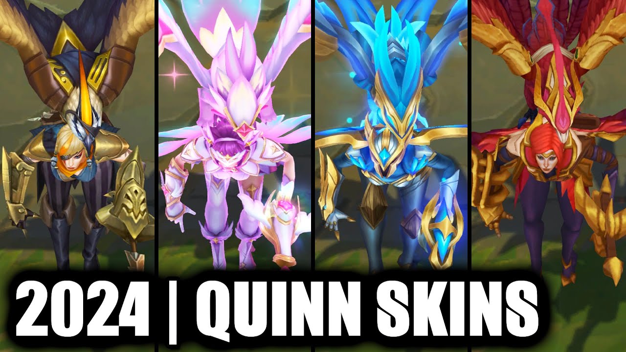 ALL QUINN SKINS SPOTLIGHT 2024 VFX Update | League of Legends