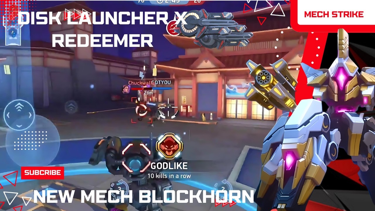 Disk launchers x Redeemer   |  Mech arena ❯⚡