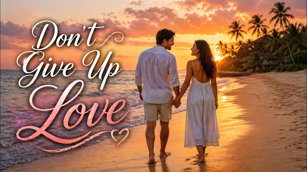 Don&rsquo;t Give Up Love ❤️- An Emotional Heartfelt Song (Official Lyrics Video)