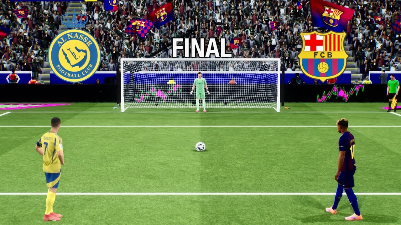 FC Barcelona vs AL Nassr Penalty Shootout | Lamine vs Ronaldo | Highlights