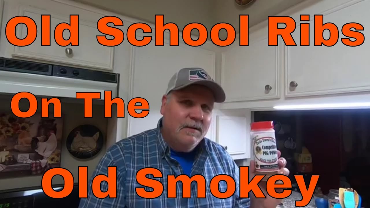 Классические ребрышки на угольном гриле Old Smokey.