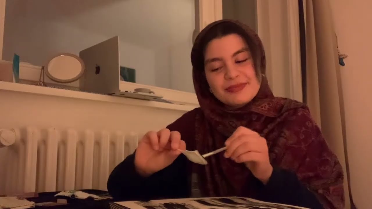 painting for the first time in years. connecting to my ancestry and childhood 