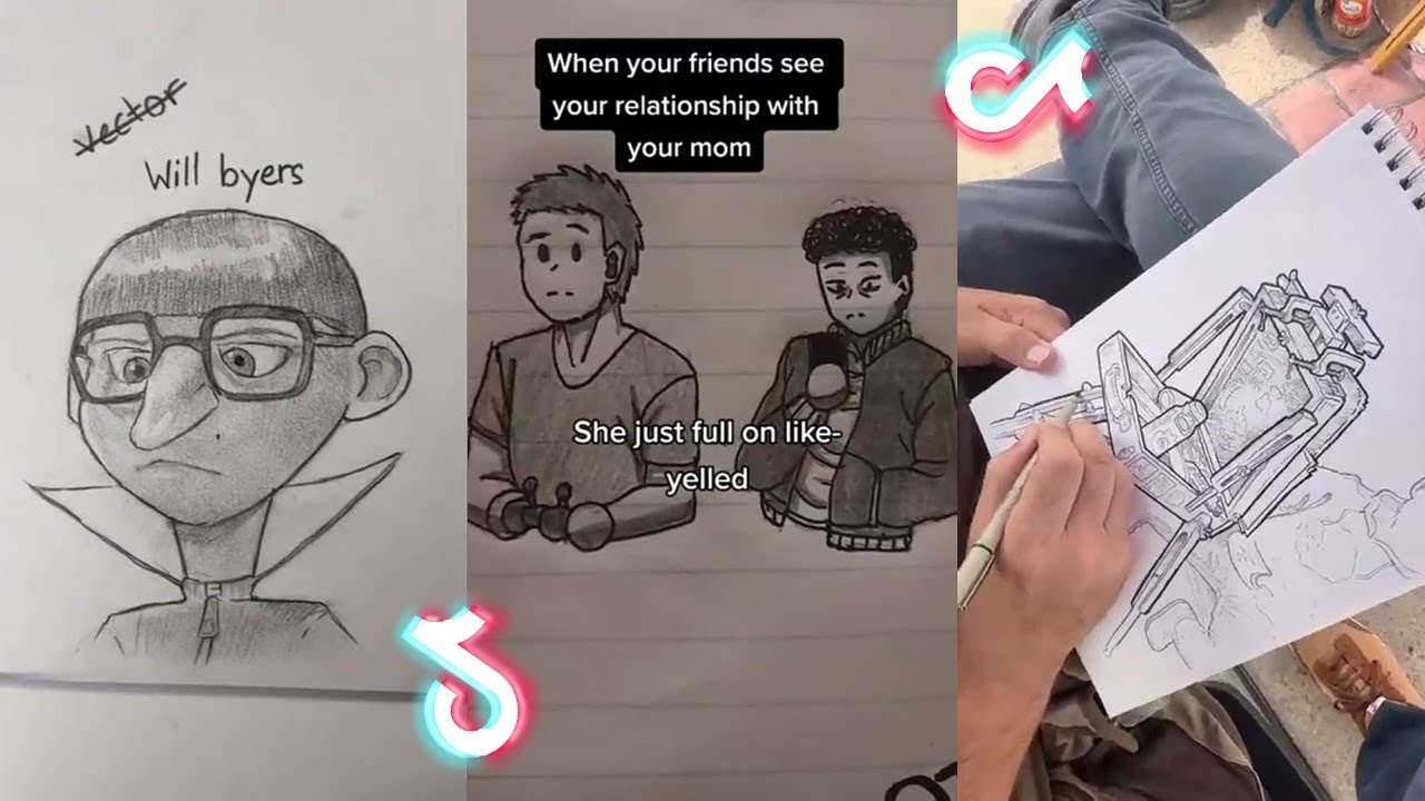 Random Funny Art TikToks - New Compilation #10