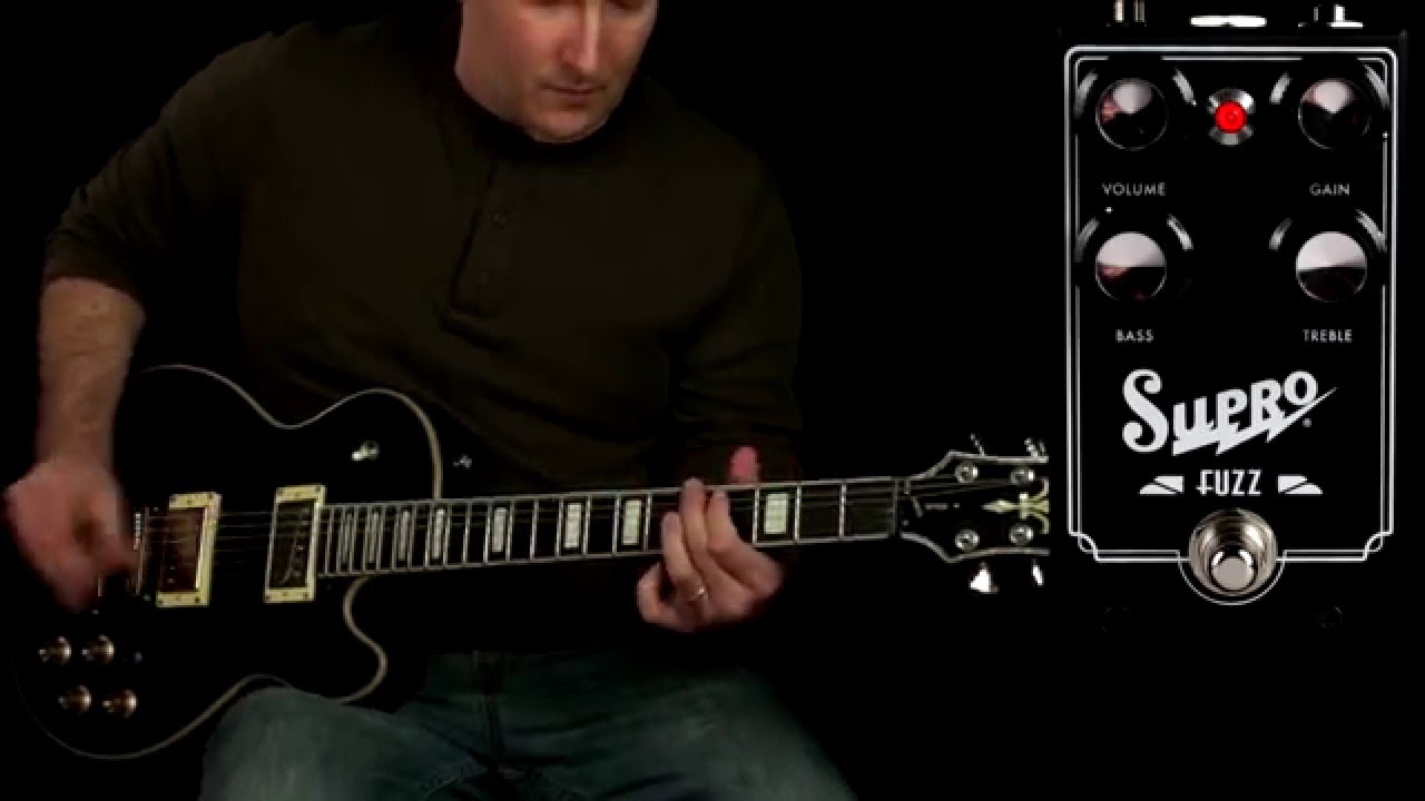 Supro 1304 Fuzz Pedal Tone Report Demo by Andy Martin