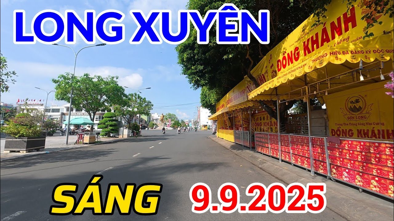 Long Xuyên sau những ngày mưa do ảnh thời tiết | 9-9-2025