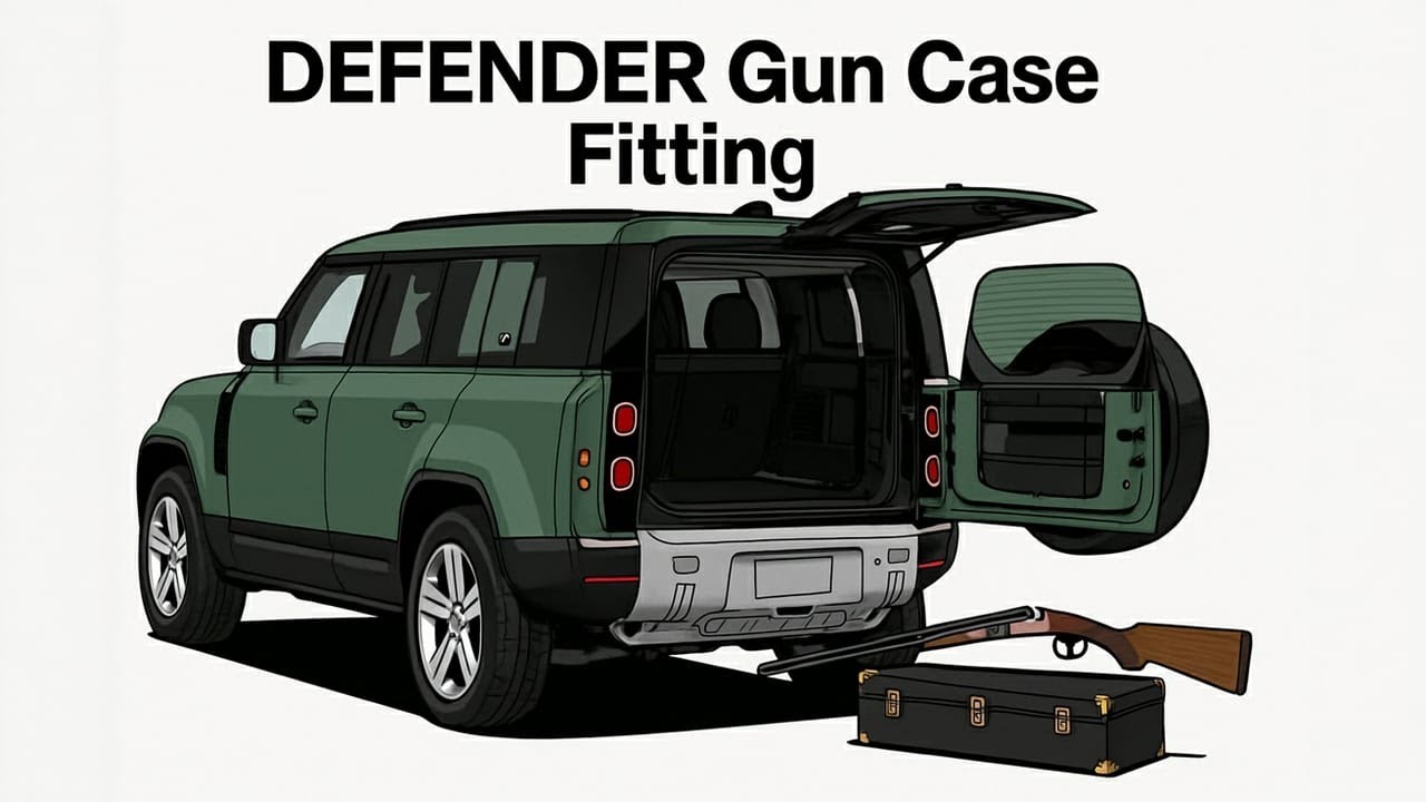 Демонстрация оружейного кейса / сейфа Land Rover Defender 110 + примерка