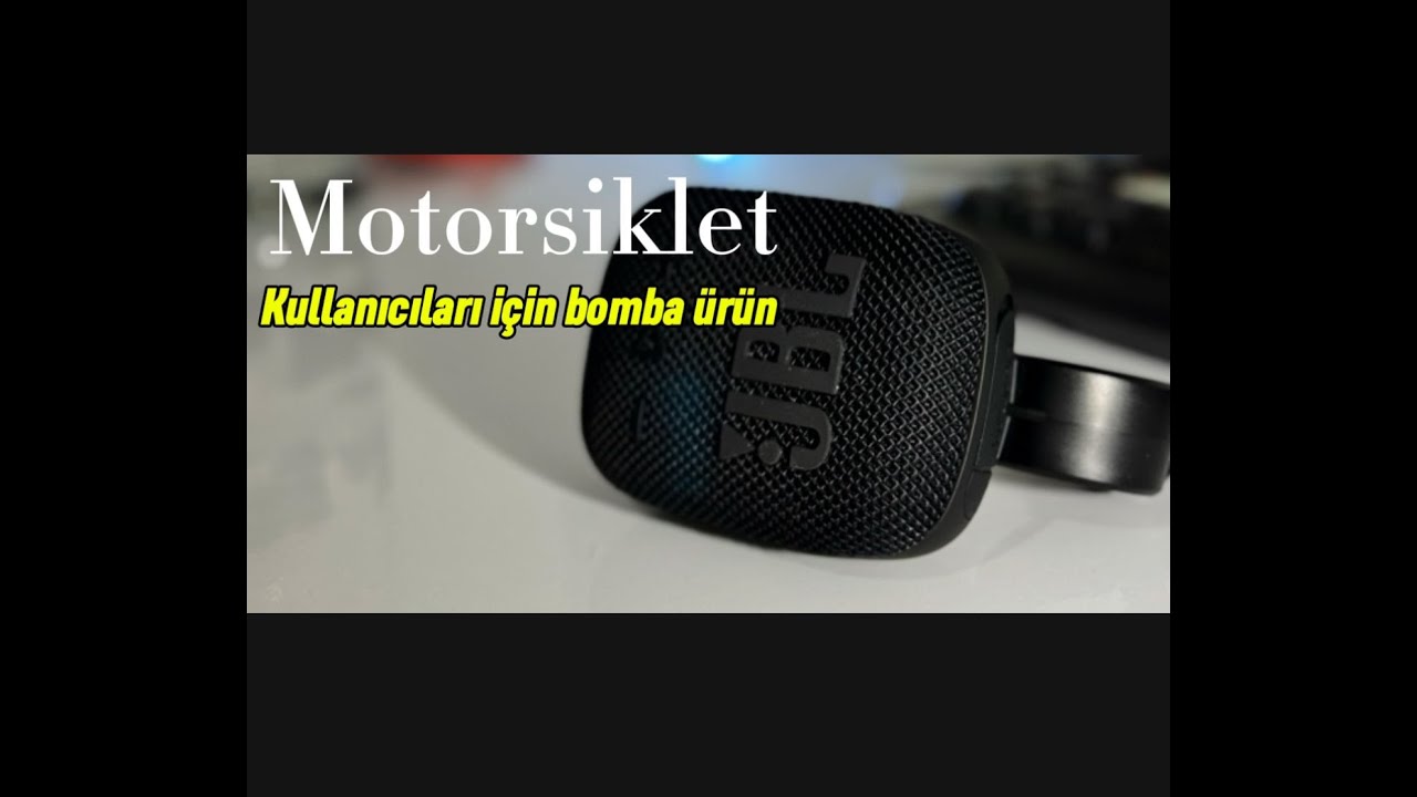 Jbl Wınd3 Slim Taşınabilir Bisiklet Scooter Hoparlörü tanıtımı  motosiklet