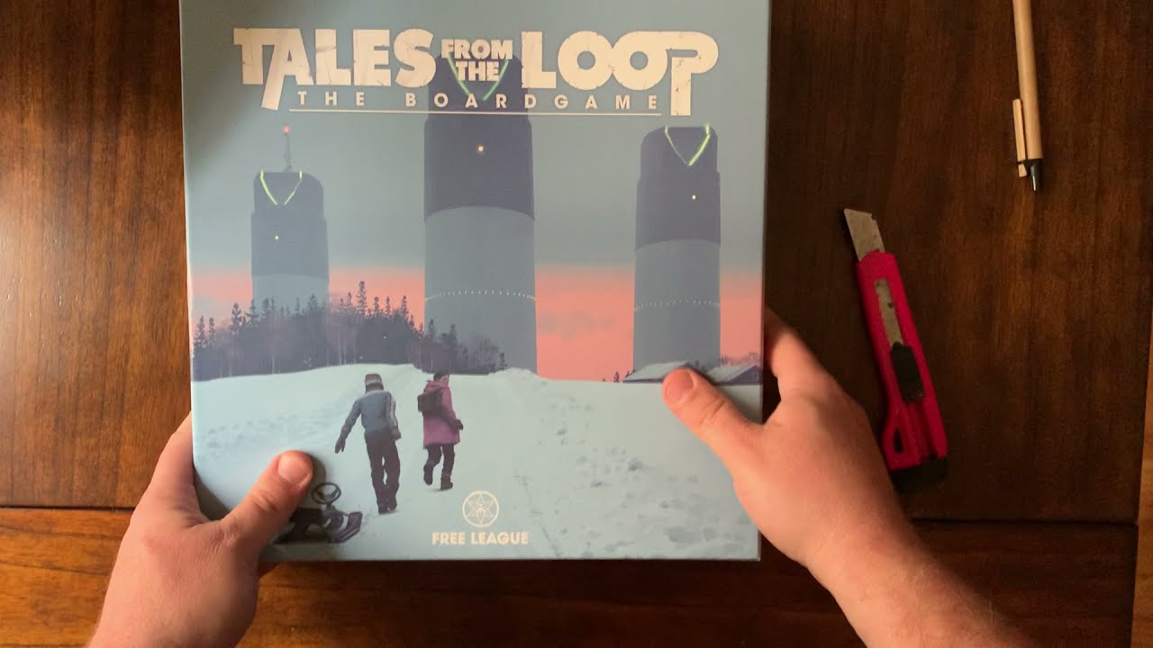 Unboxing Tales From the Loop Board Game