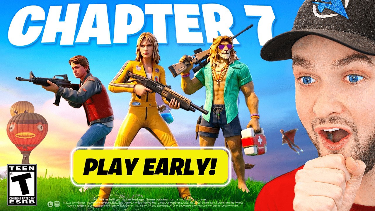 Я сыграл в Fortnite CHAPTER 7 раньше всех!