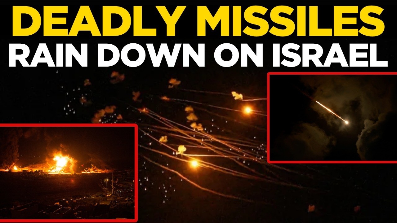 LIVE: Iran Fires Third Wave Of Missiles At Israel | Explosions Rocks Jerusalem | World News LIVE
