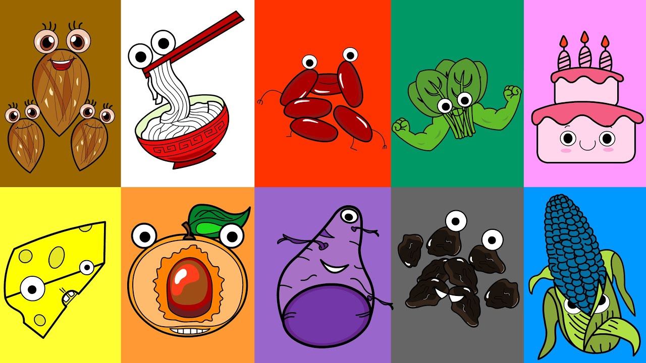 Food Colors +More Kids Songs | English Tree TV