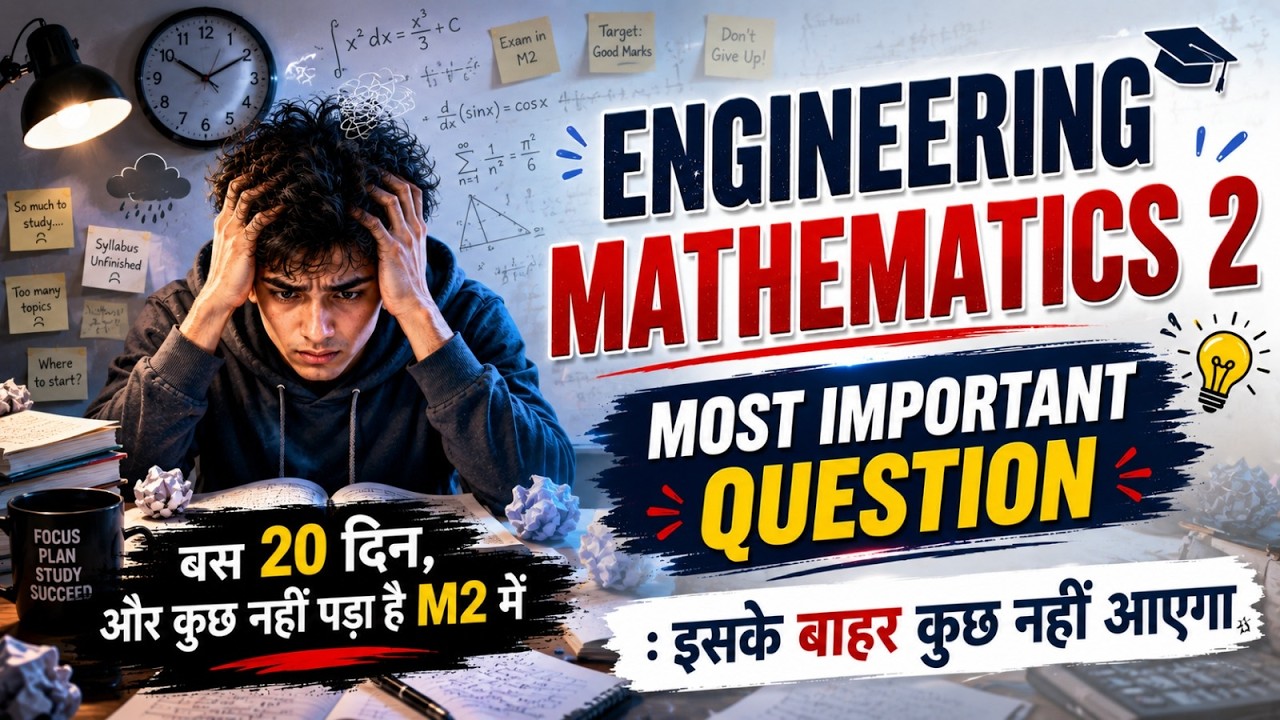 Mathematics -2 most important questions RGPV | M2 Exam 