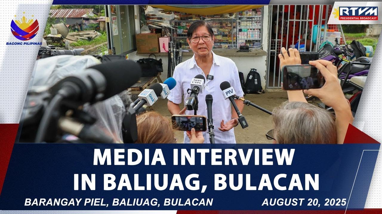 Media Interview in Baliuag, Bulacan 8/20/2025