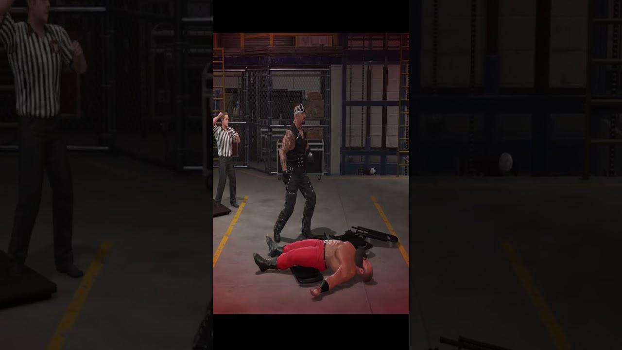 Chokeslam in Backstage - WWE 2K22