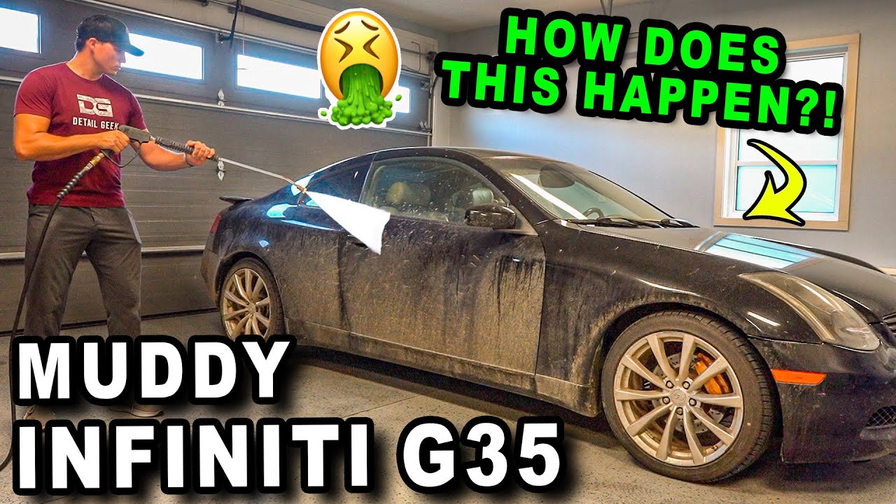 Глубокая чистка жутко потрепанного Infiniti! | The Detail Geek
