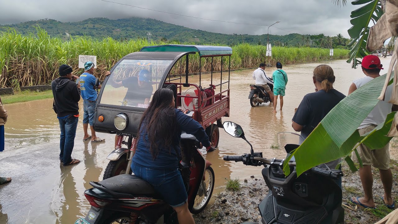Flooded in Manjuyod on the way to bindoy