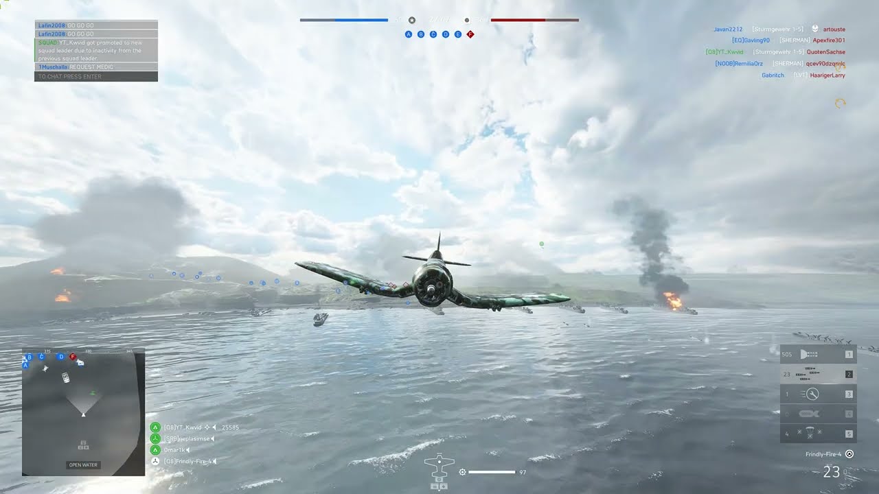 Corsair F4U-1A Plane | Iwo Jima Map | 22-0 | Battlefield V Full Game Play No Commentary