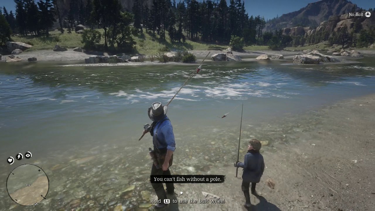 Red Dead Redemption 2: Как поймать маленькую рыбу