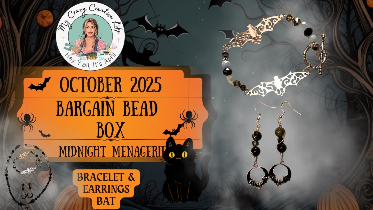 🦇🎃Браслет и серьги в комплекте с ожерельем «Летучая мышь» (без музыки) #выгоднаякоробкасбусами #у...