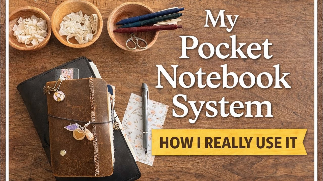 My Pocket Notebook System (How I Organize Everything in One Notebook)