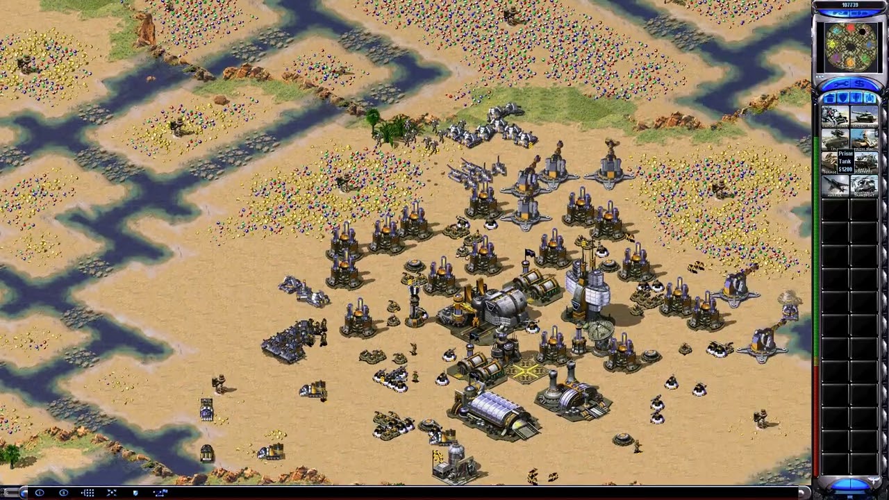 Red Alert 2 | Extra Hard Ai | 7 Vs 1 | Down The Drain Map