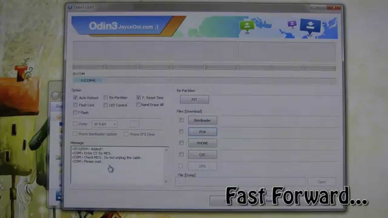 How to install Galaxy S4 firmware I9500 & I9505 with Odin?