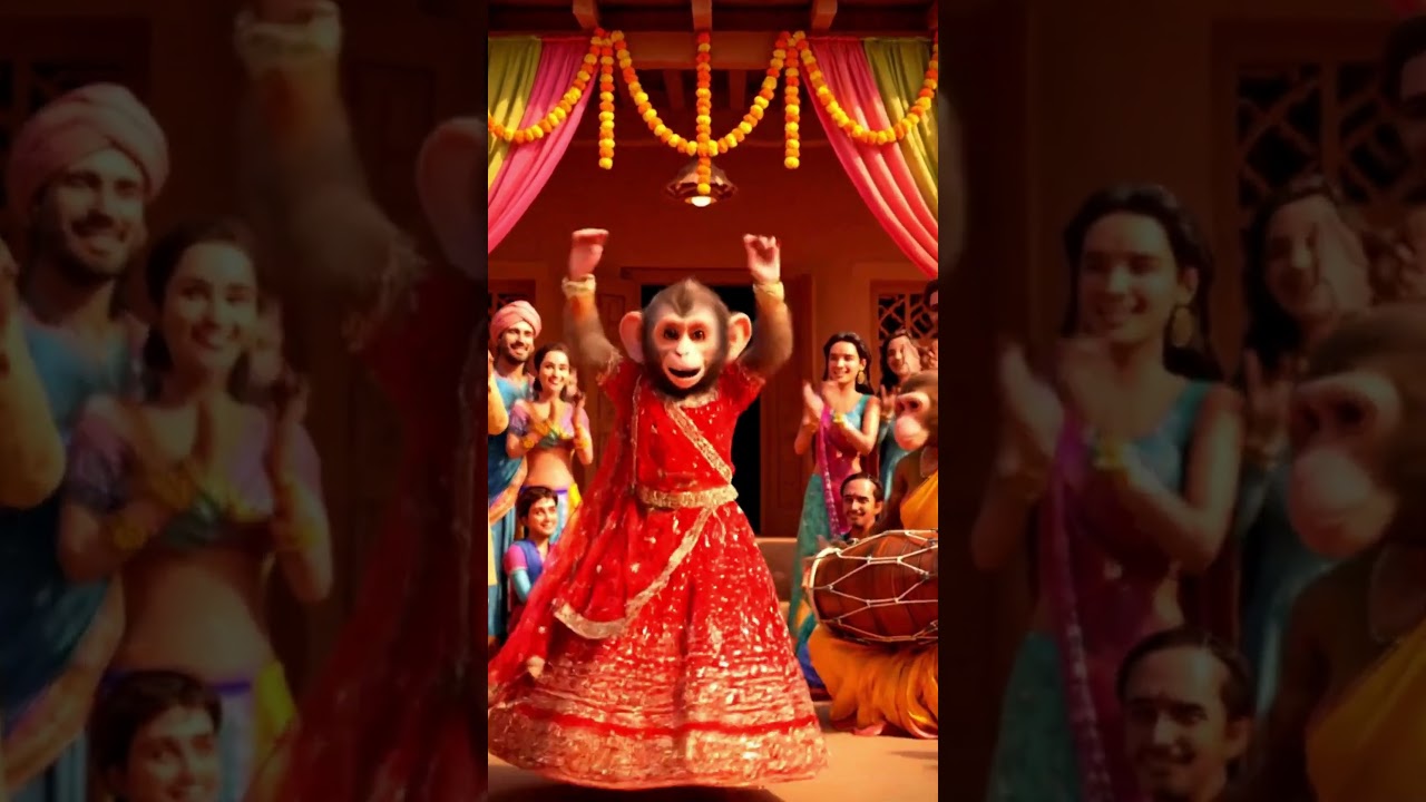 Baby Monkey Wedding Groove 🐒💃🥁 