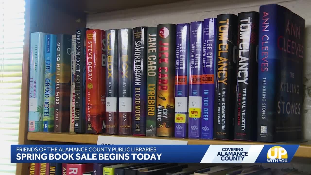 One book, thousands of stories: An Alamance County Spring book sale returns to support reading li...