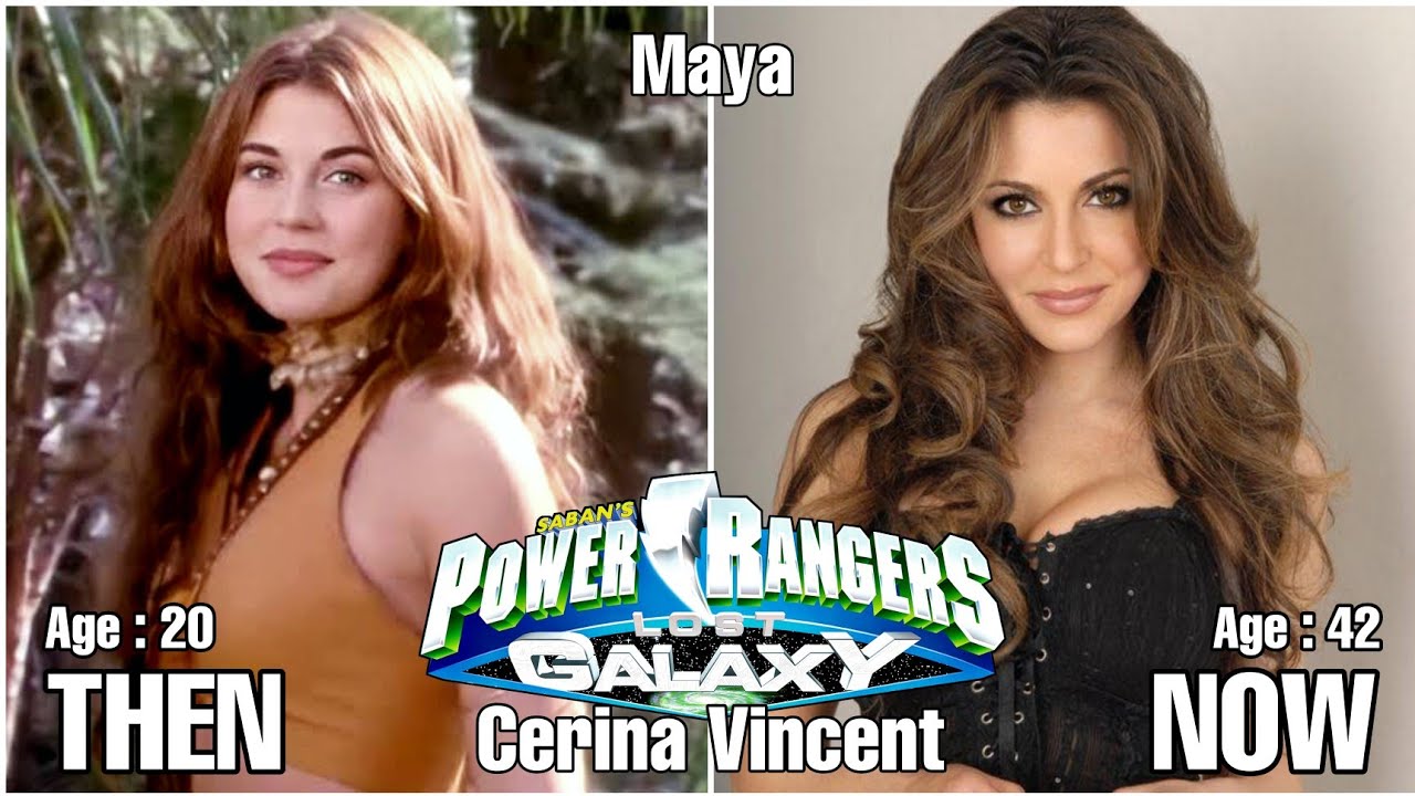 Power Rangers Lost Galaxy Then and Now 2021