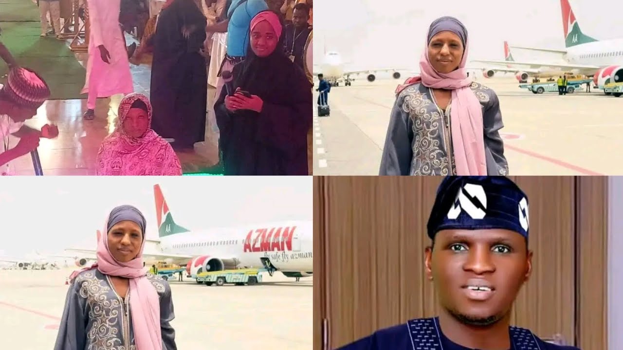 Fatima Mai Zogale a jirgin sama tana bayani bayan dubban miliyoyin kudaden da Rarara ya tattara mata
