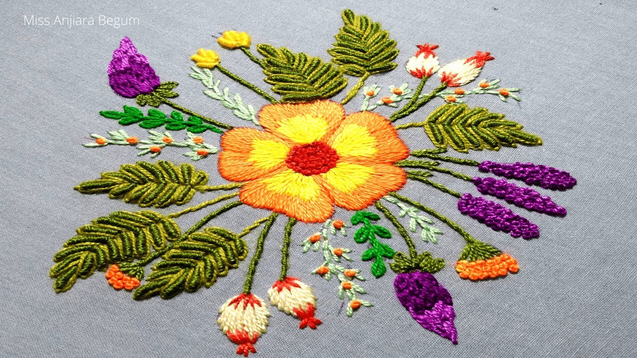 A Bunch of Cute Embroidery Designs, Spectacular Hand Embroidery, Astonishing Embroidery Design-182
