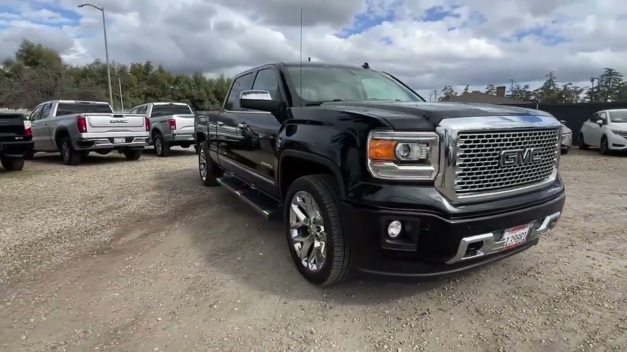 2014 GMC Sierra Onyx Black  madera Visalia Fresno Financing Clovis Used stock Service High_Quality