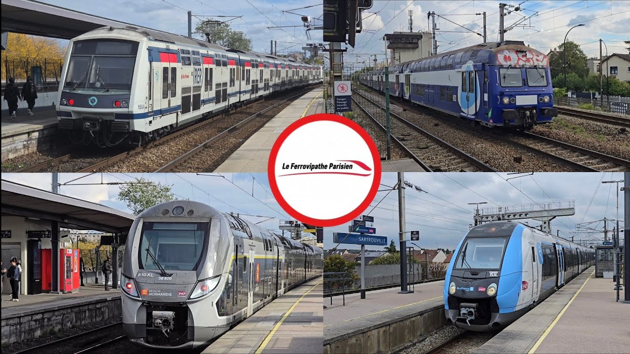 [SARTROUVILLE] RER A, Transilien L et J et TER NOMAD 