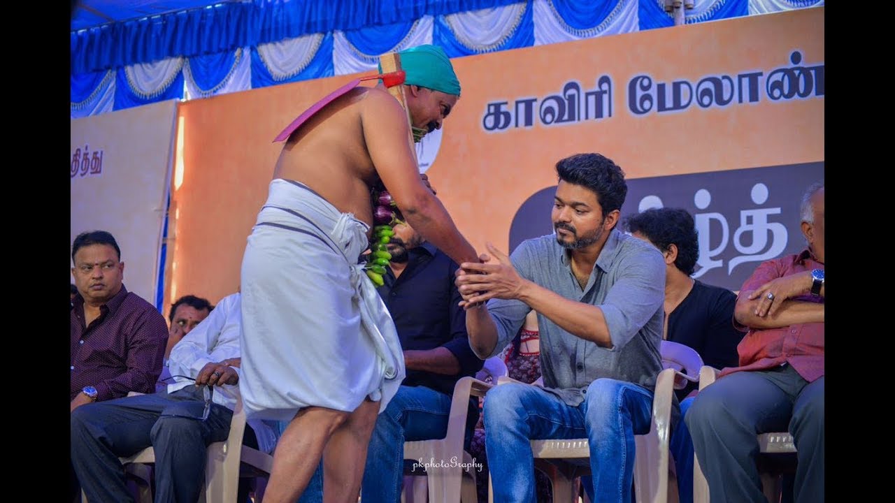 VIJAY's Emotional Speech to his FANS  Mersal   [ Save Farmer ]