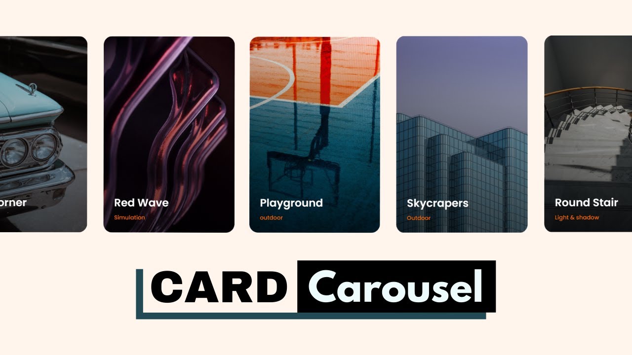 Create an Image Box Card Carousel with Text Overlay in WordPress with Elementor | Portfolio Slider