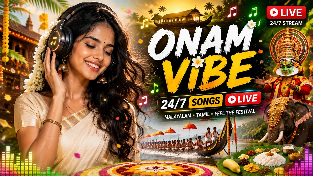Non‑Stop Malayalam & Tamil Covers Songs 24/7 | 24 Hours Songs Live