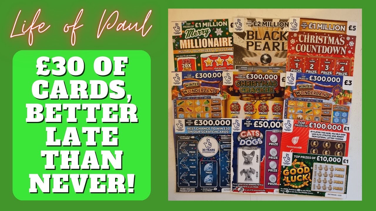 £30 mix of lotto scratch cards. How many of these scratch cards will be winners?
