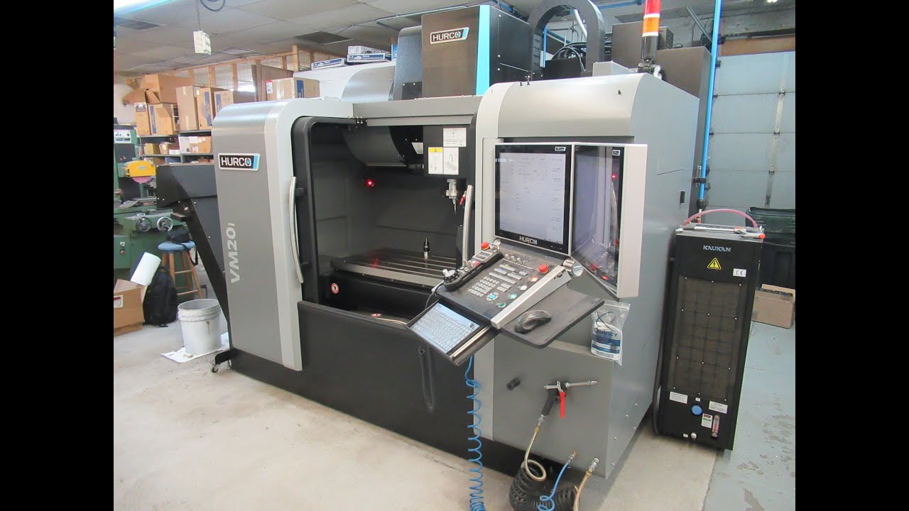 Hurco VM20i CNC Vertical Machining Center, 4th Axis Drive & Programmable Rotary Table, Probing