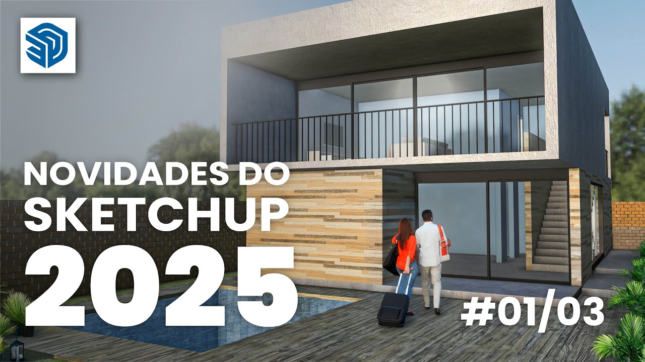NOVIDADES DO SKETCHUP 2025 | Funções e recursos #01/03