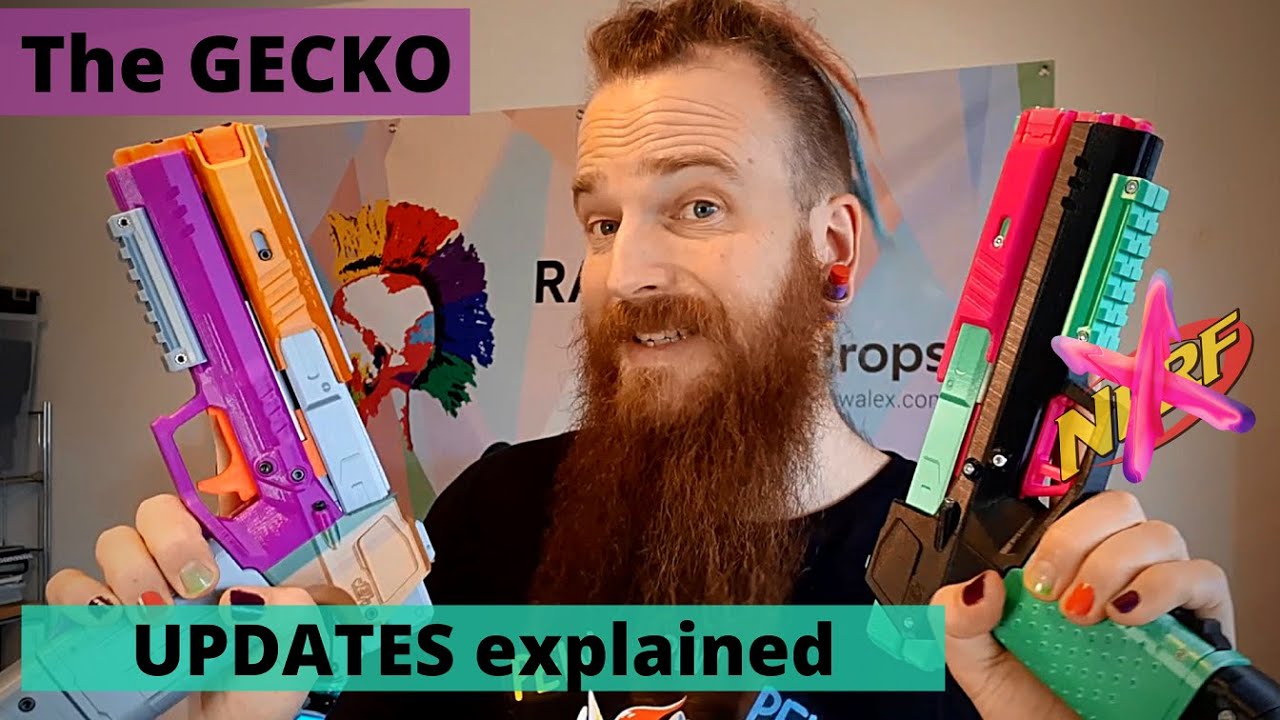 More GECKO - Updates to the CYBERPUNK blaster by Ehdrien ~ New parts & changes explained!