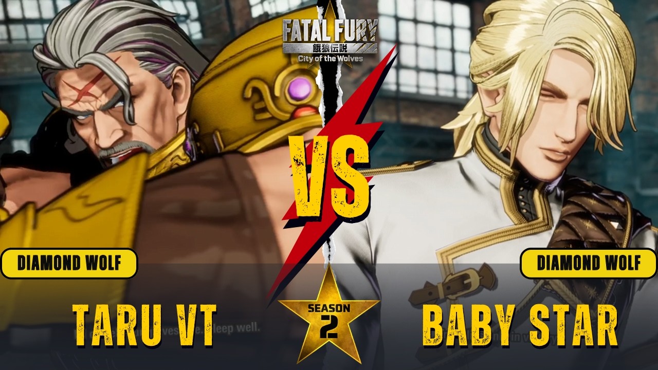 FF:CotW 🌟 TARU VT (Krauser) vs BABY STAR (Kain)🌟Replay Match - FATAL FURY: City of the Wolves!