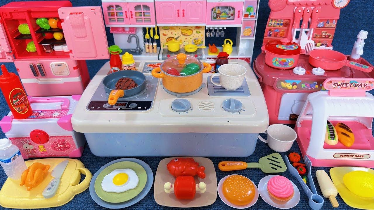9 Minutes Satisfying with Unboxing Automatic Kitchen Appliance Playset ASMR | Review Toys