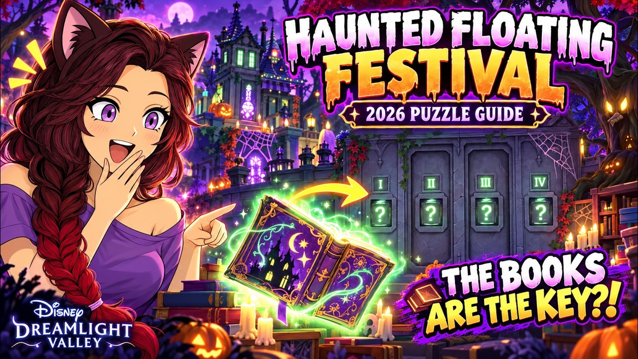 Призрачный парящий фестиваль РАЗГАДАН! 🎃 Книги, коды и погреб | #disney Dreamlight Valley #ddv #с...