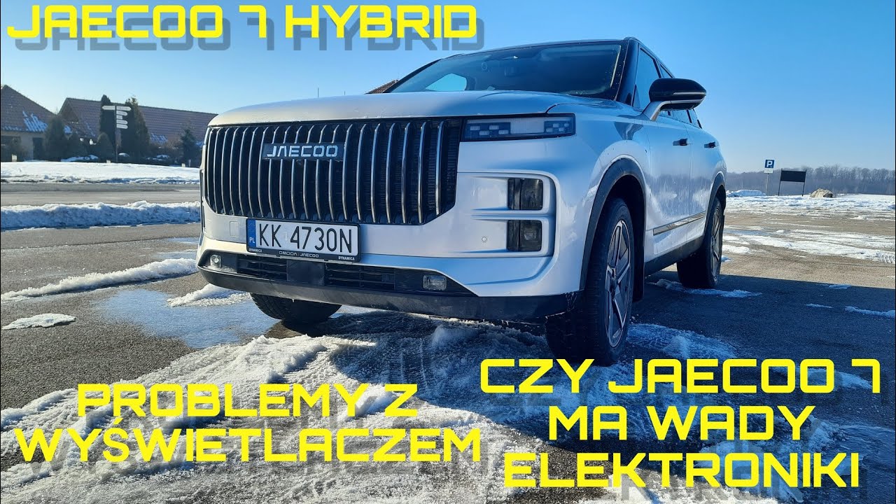 JAECOO 7 ELELTRONIKA. SYSTEM MULTIMEDI&Oacute;W. WYSKAKUJĄCE BŁĘDY.